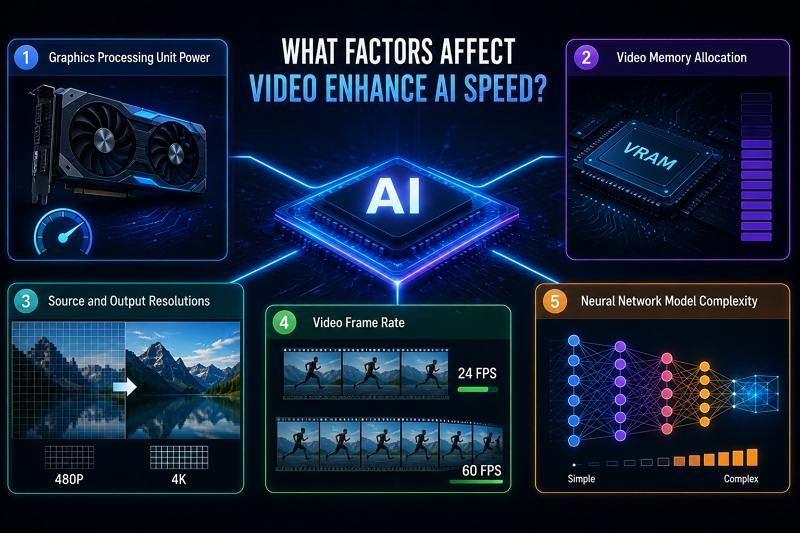 factors affect video enhance ai speed
