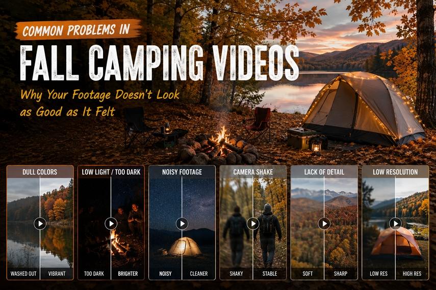 fall camping video problems