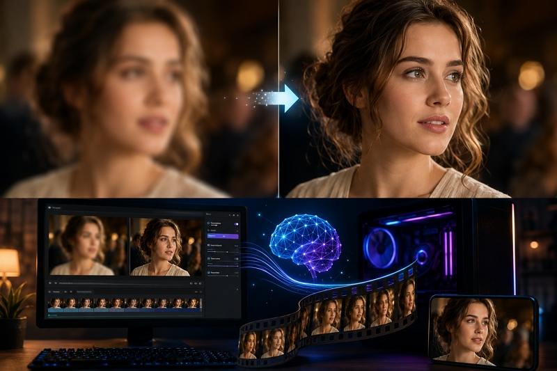 fix blurry faces in gemini omni videos