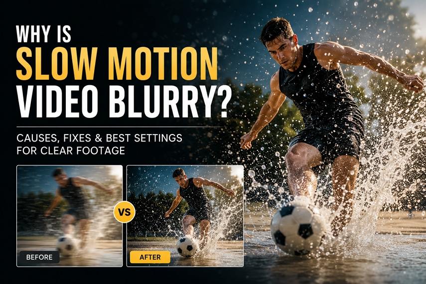 fix blurry slow motion video