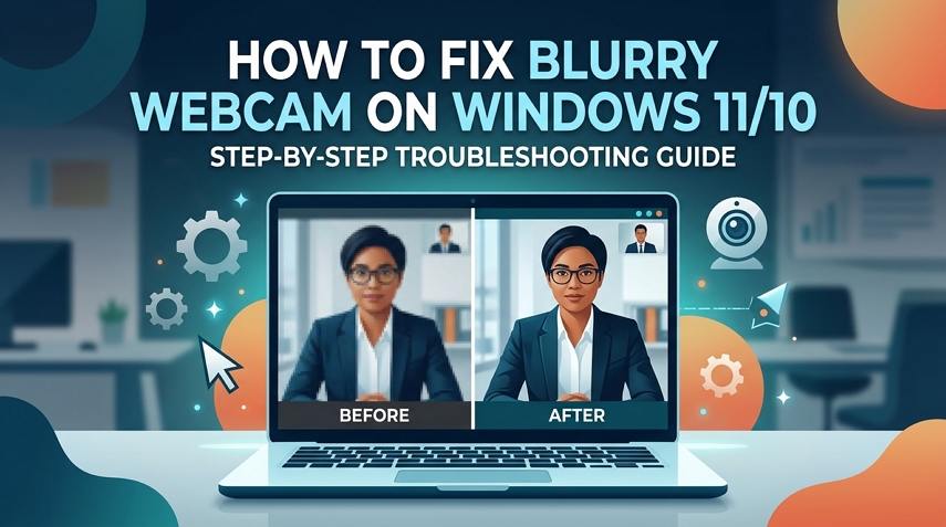 fix blurry webcam on Windows 11