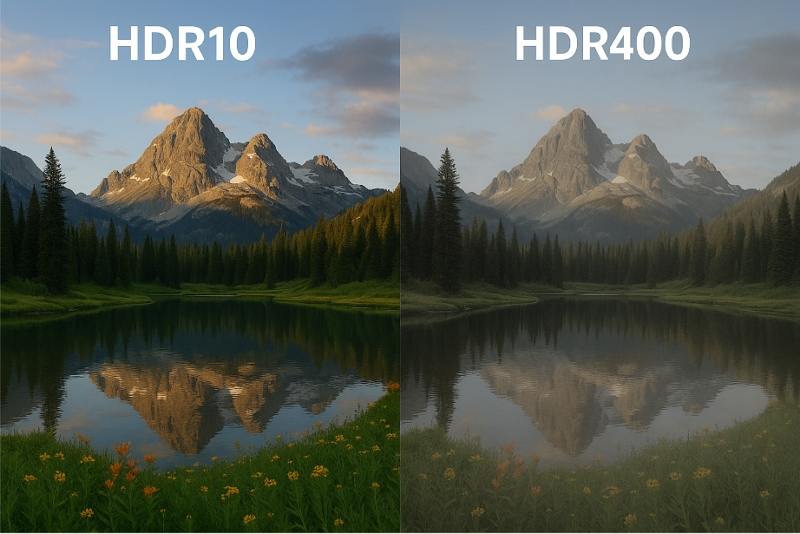 hdr 10 vs hdr 400