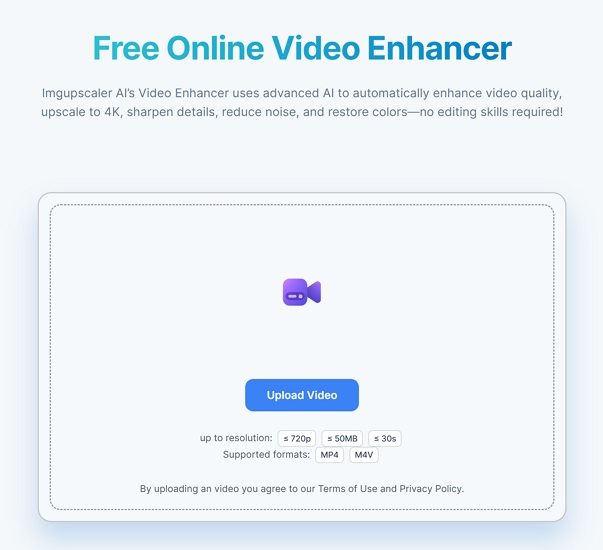 imgupscaler ai video enhancer