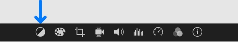 imovie color balance button