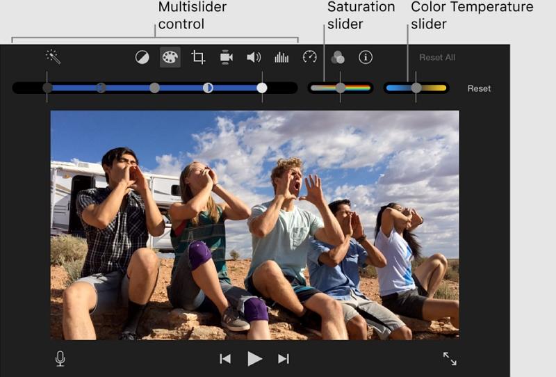 imovie color correction