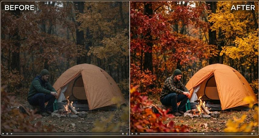 So verbessern Sie Ihre Videos vom Herbstcamping