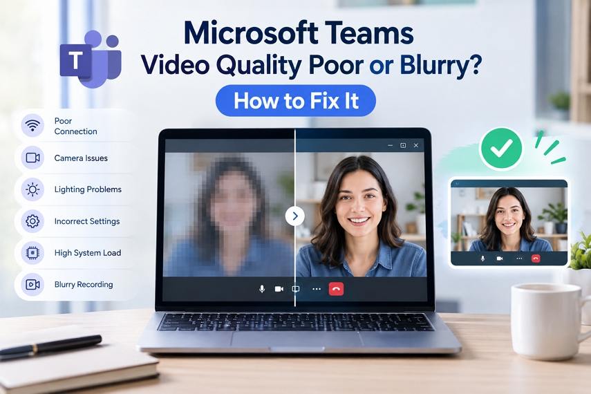improve Microsoft teams video quality