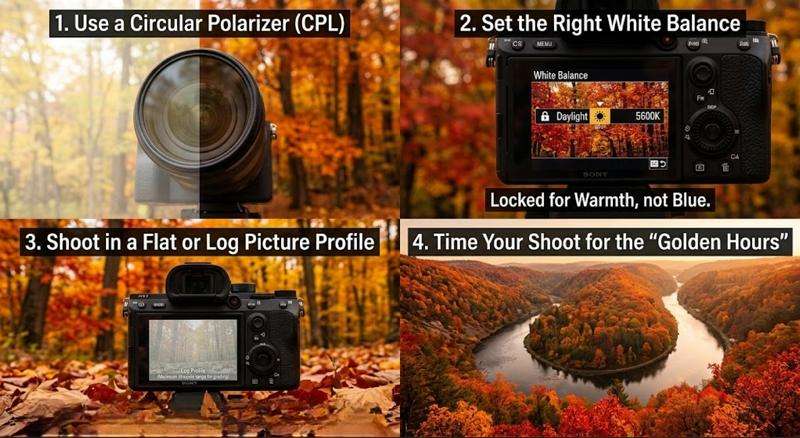 in-camera steps to capture better foliage