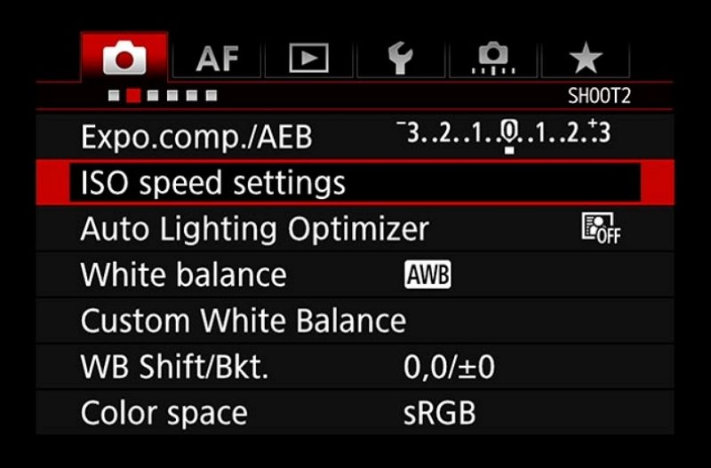 raise iso sensitivity
