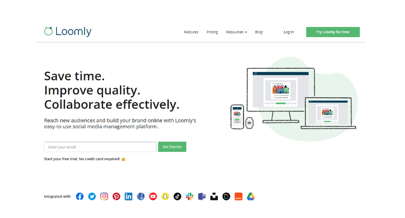 Loomly social media management platform