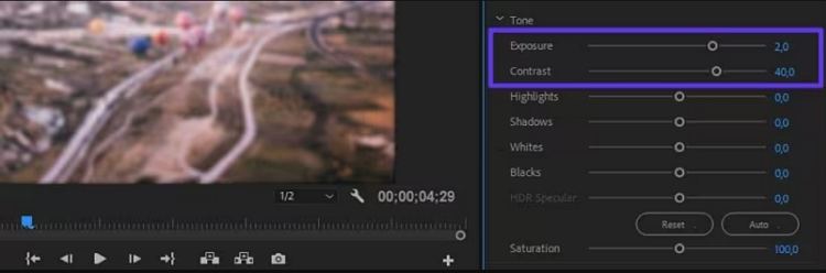Premiere déflouter vidéo