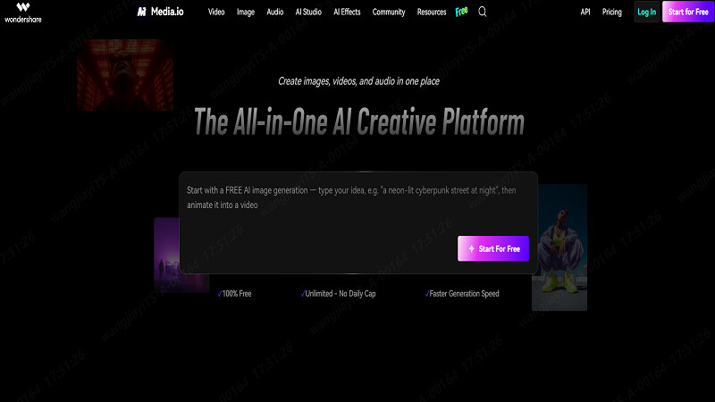 Media.io 온라인 AI 영상 화질 개선기 도구
