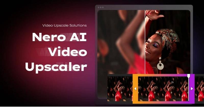 nero aumentar resolução de vídeo de baixa qualidade