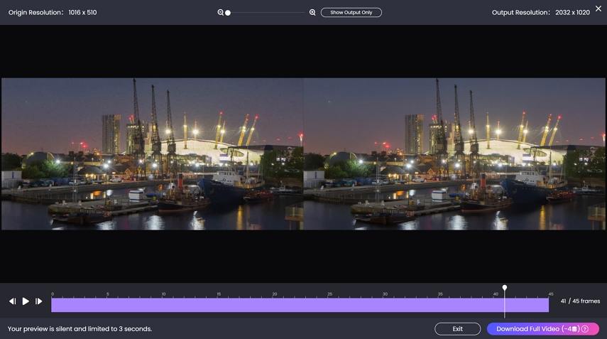 picwand online video enhancer remove noise