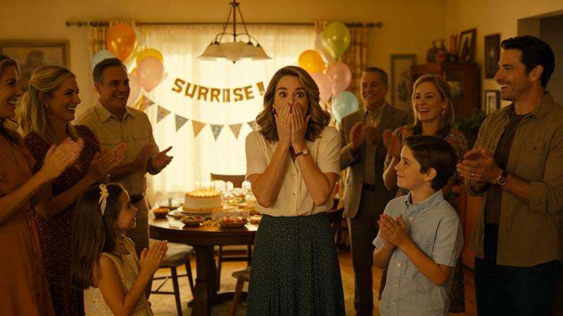 plan a surprise family gathering