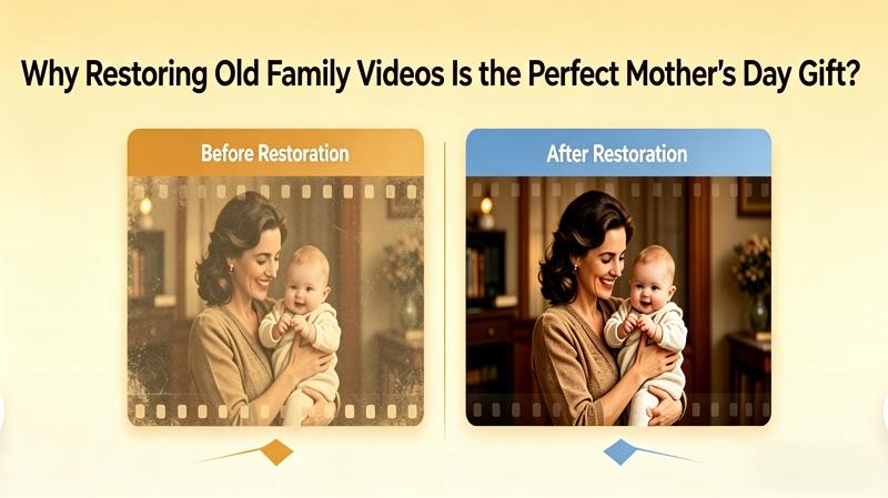 restore old family videos for mothers day gifts