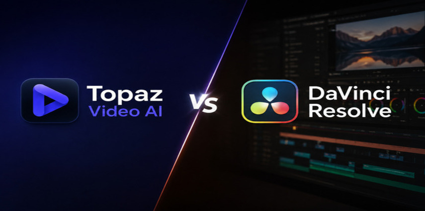 Topaz Video AI vs DaVinci Resolve