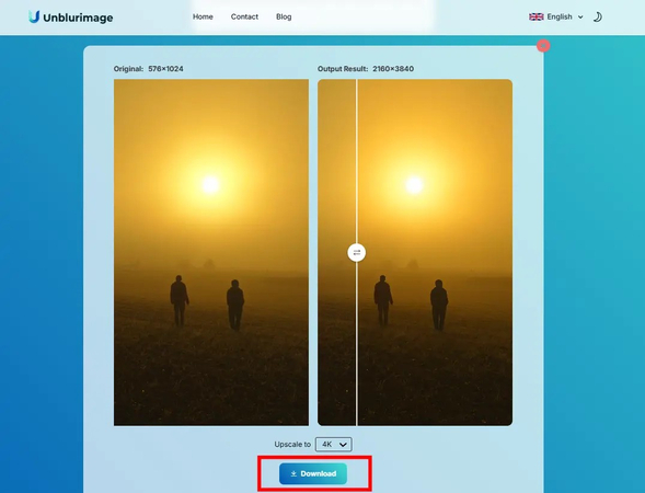 Processing and downloading enhanced video