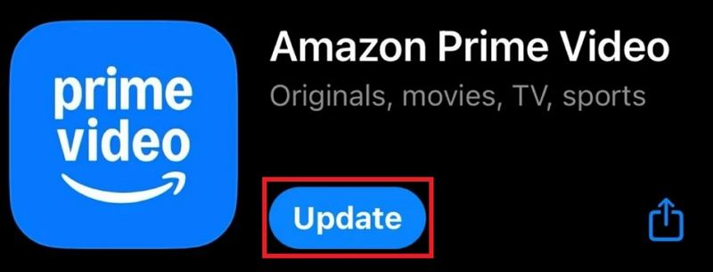 update prime video
