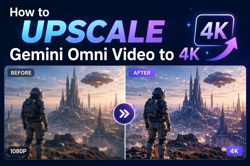 how to upscale Gemini Omni Video