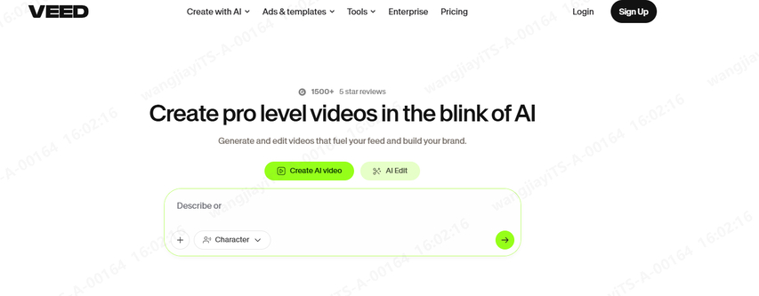 VEED.io online video brightener for enhancing dark CCTV footage