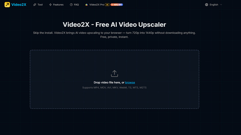 Video2X 오픈소스 AI 영상 해상도 향상 소프트웨어 인터페이스