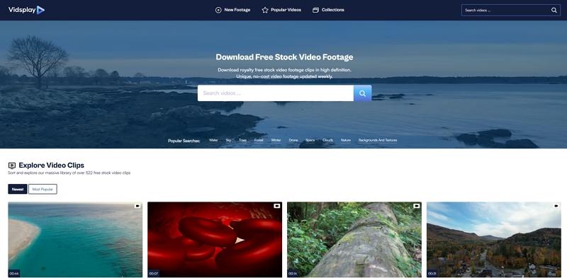 vidsplay free stock videos