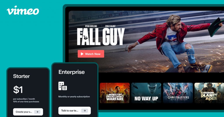 Vimeo video hosting platform for UGC videos