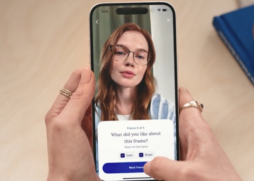 warby parker virtual try-on