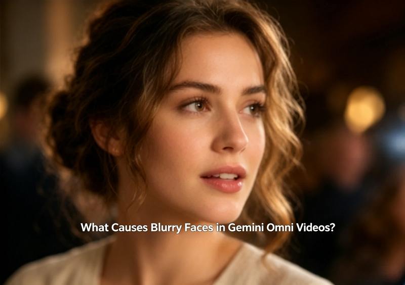 what causes blurry faces in gemini omni videos