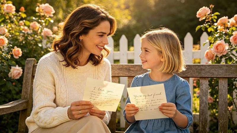 write letters to each other