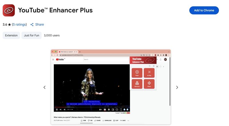 youtube enhancer plus