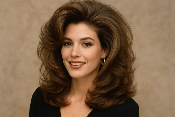 old money hairstyles female 90s blowout