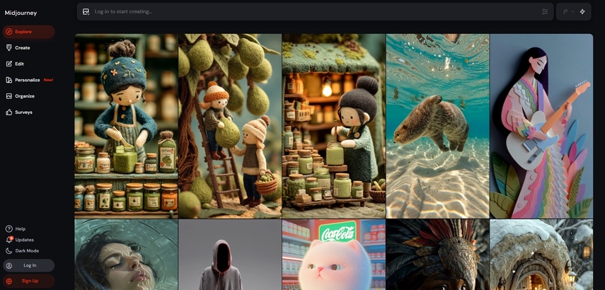 generador de video con IA midjourney v1