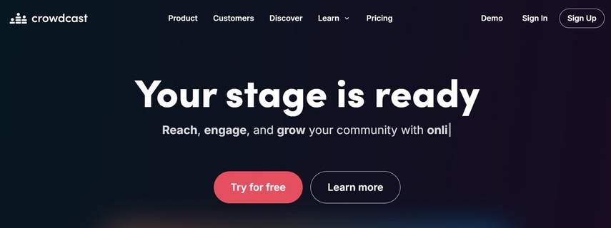 crowdcast is affordable webinar platform