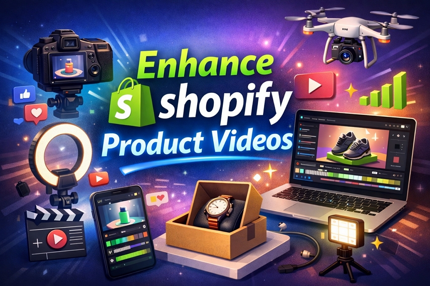 enhance shopify product videos