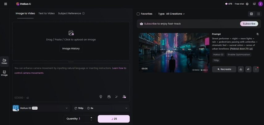hailuo ai features and pricing