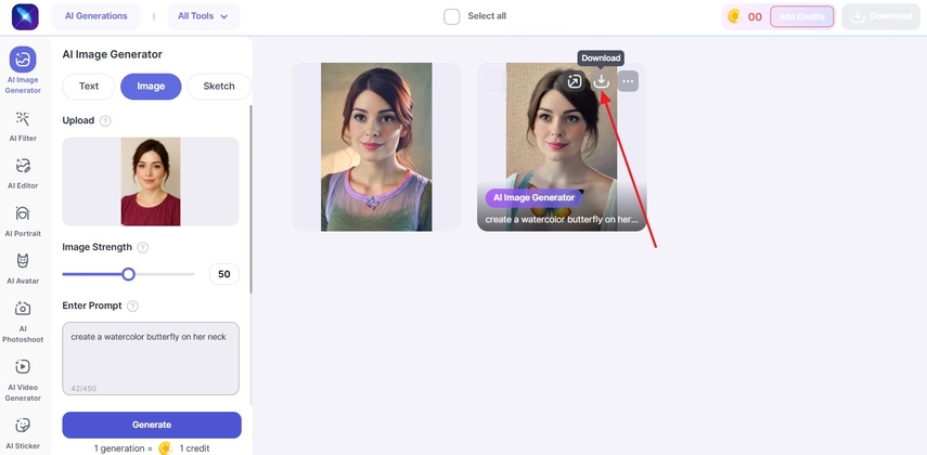 lightx add tattoos to your photos