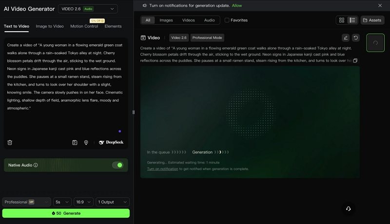 kling video generator