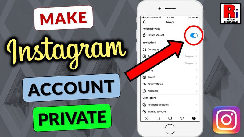 tornar conta do instagram privada