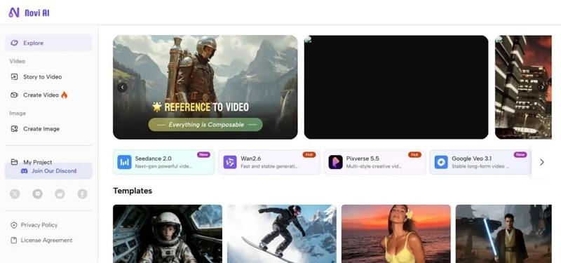noviai free video generator no signup