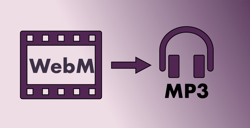 convert webm video file to mp3