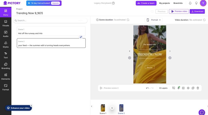 pictory AI social media video maker