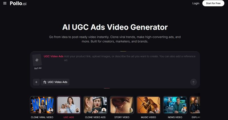 pollo ai ugc video generator