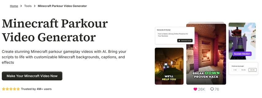 quso Minecraft video-generator online