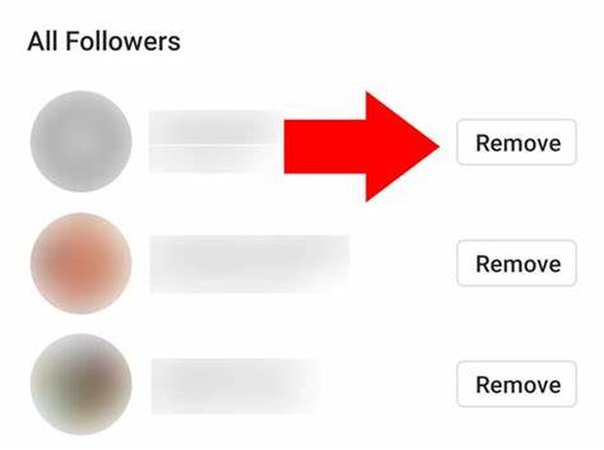 remover seguidores
