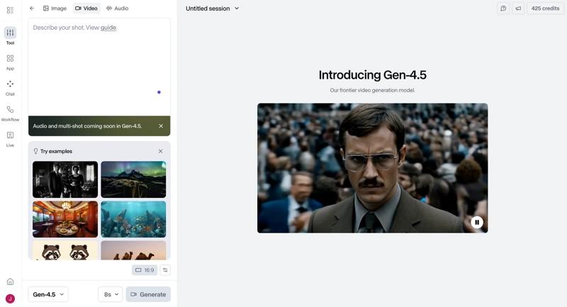 runway gen video generator