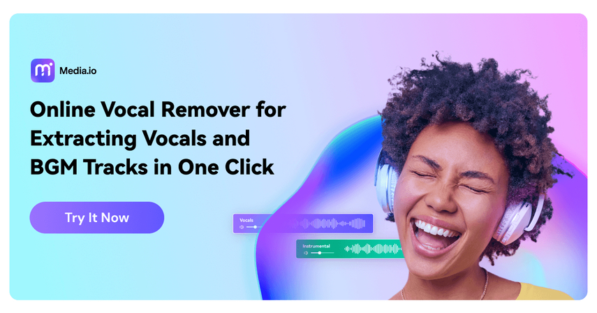 Extract Vocals from Songs Using Media.io Vocal Remover and its alternatives