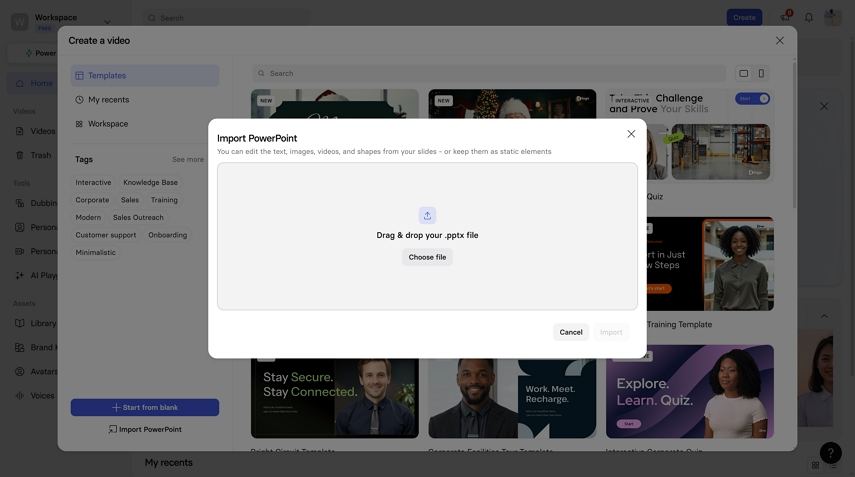 synthesia import powerpoint