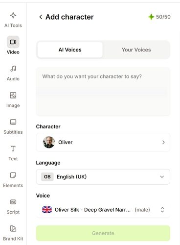 veed.io AI avatar